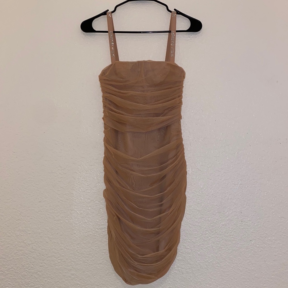White Fox Bodycon Dress